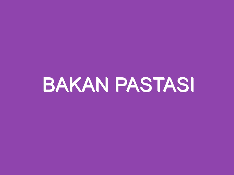 BAKAN PASTASI