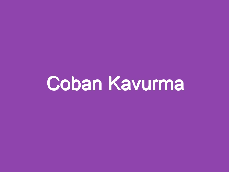 Coban Kavurma