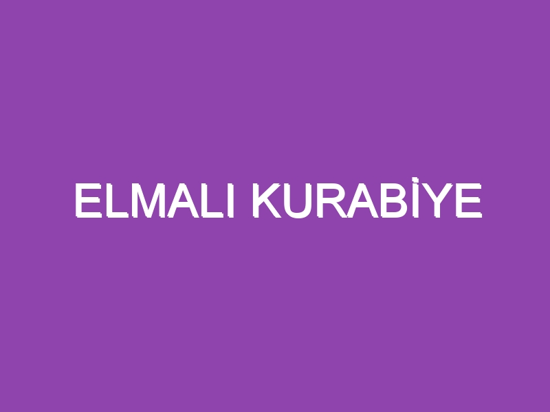 ELMALI KURABİYE