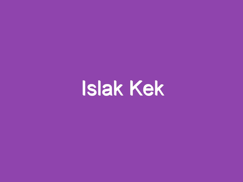 Islak Kek