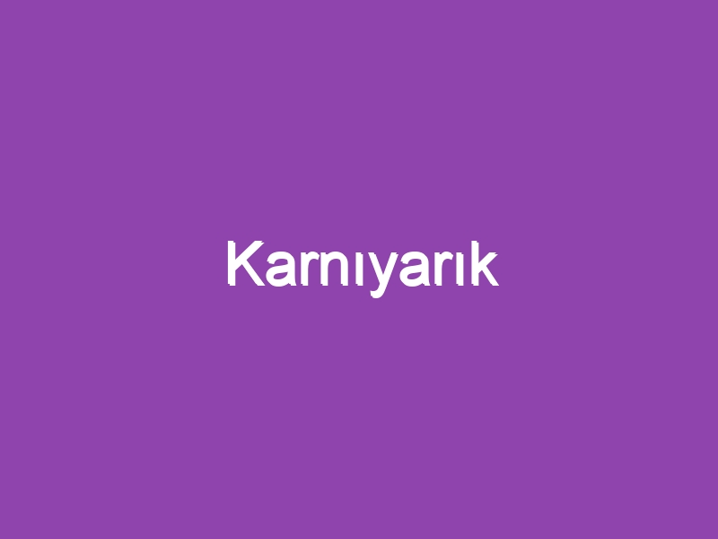 Karnıyarık