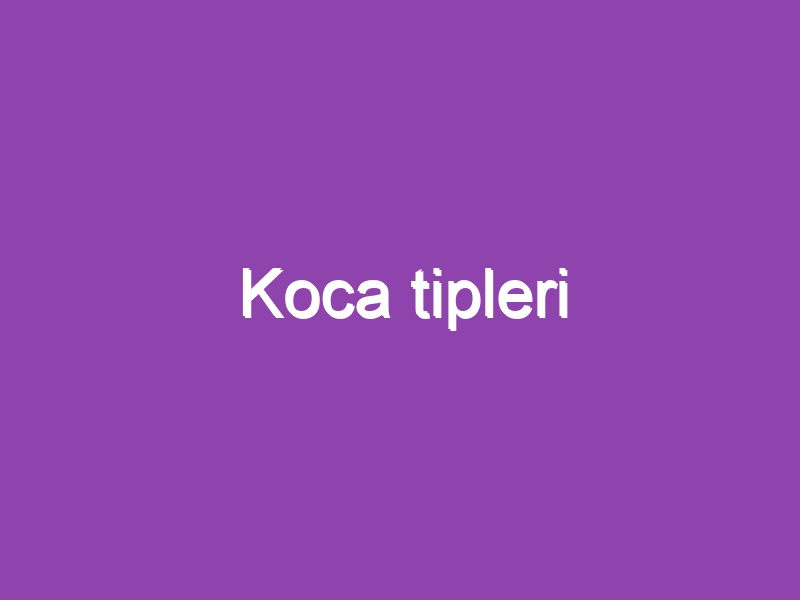 Koca tipleri