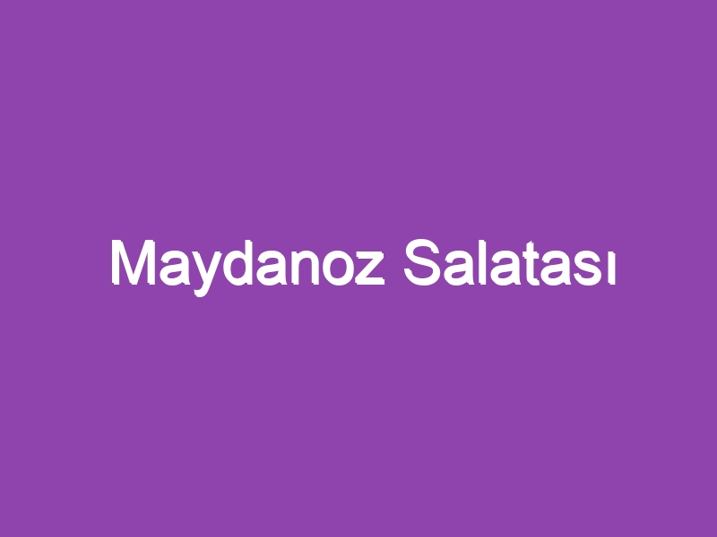 Maydanoz Salatası