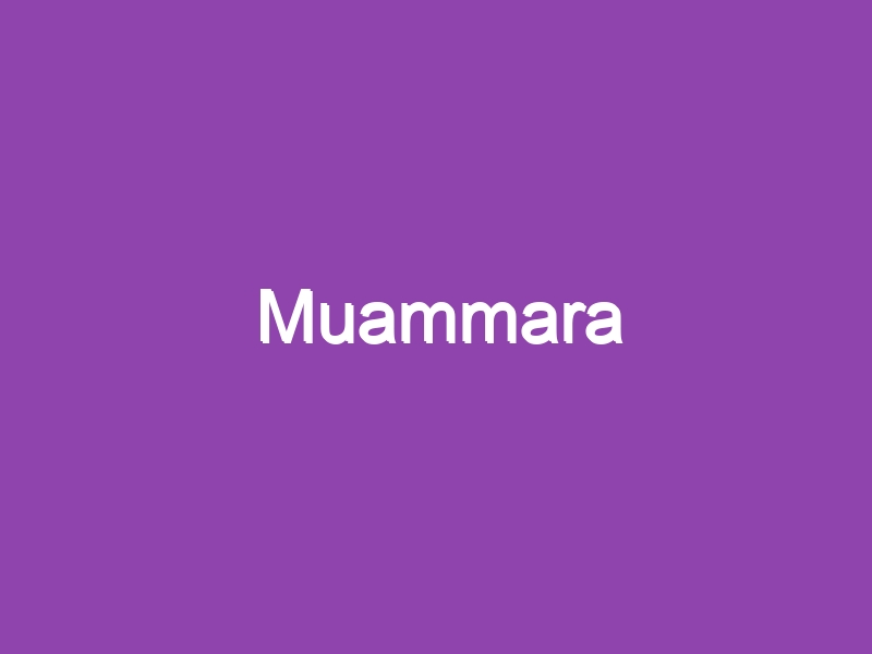 Muammara