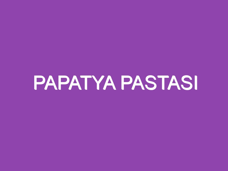 PAPATYA PASTASI