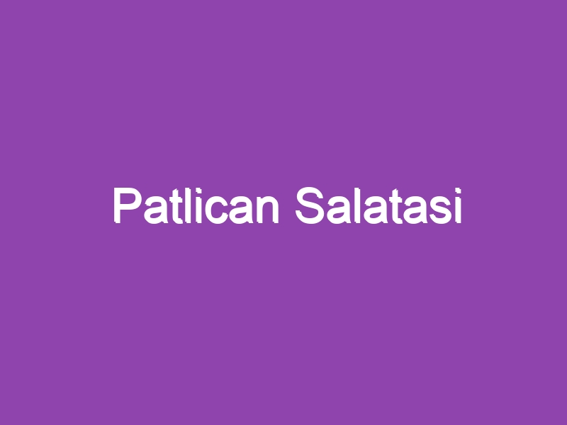 Patlican Salatasi