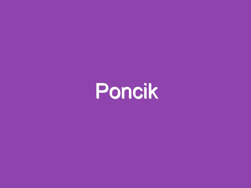 Poncik