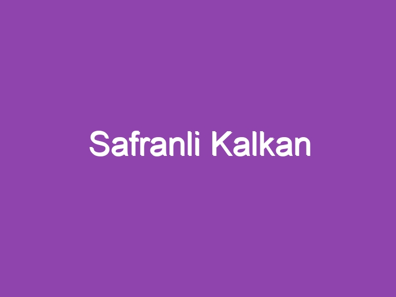 Safranli Kalkan