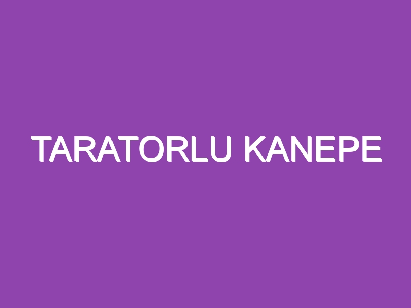 TARATORLU KANEPE