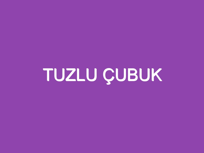 TUZLU ÇUBUK