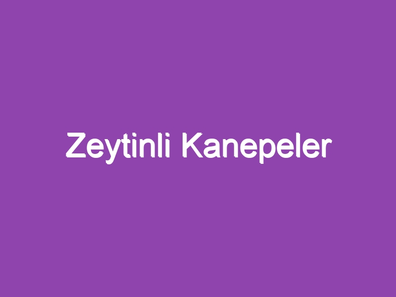 Zeytinli Kanepeler