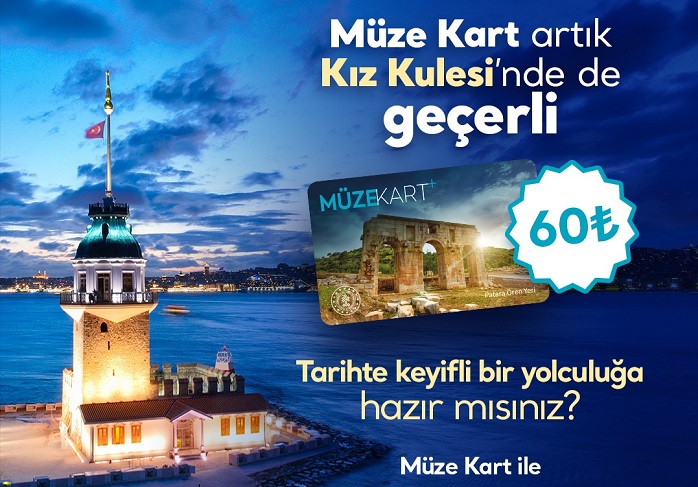 Müze Kart Artık Kız Kulesi’nde de Geçerli